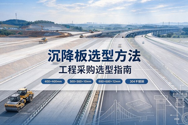 盖州沉降板选择方法