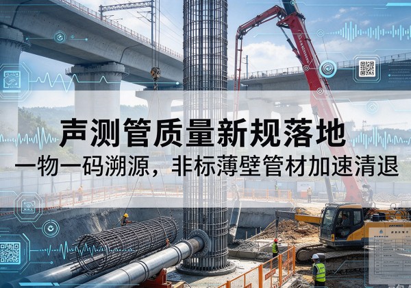 盖州声测管质量新规落地，一物一码溯源，非标薄壁管材加速清退
